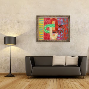 Tablou inramat - Sara Hayward - Abstract 5, 60 x 80 cm - Img 2