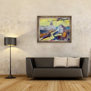 Tablou inramat - Sara Hayward - Calea Iona, 70 x 90 cm - Img 2