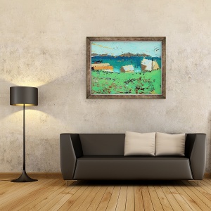 Tablou inramat - Sara Hayward - Ferma IV, 60 x 80 cm - Img 2