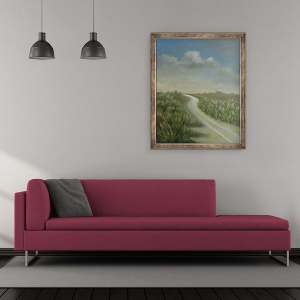 Tablou inramat - Sara Studd - peisaj, 50 x 60 cm - Img 2