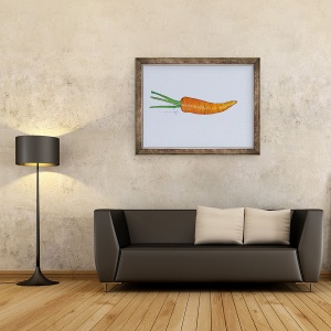 Tablou inramat - Sarah Thompson-Engels - Carrot 2005, 60 x 80 cm - Img 2
