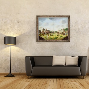 Tablou inramat - scoala engleza - in afara Laboratorului, 60 x 80 cm - Img 2