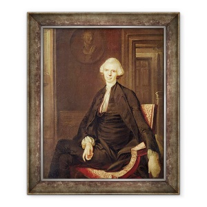Tablou inramat - Scoala Engleza - Portret De Laurence Sterne, 70 x 85 cm