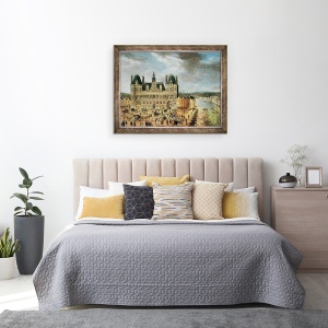 Tablou inramat - Scoala flamanda - Hotel de Ville, 60 x 80 cm - Img 3
