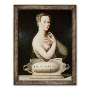 Tablou inramat - Scoala Fontainebleau - Sabina Poppaea, 70 x 90 cm