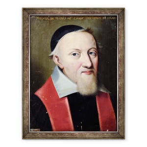 Tablou inramat - Scoala franceza - Michel de Marillac 1563-1632 Gardianul sigiliilor, 70 x 90 cm