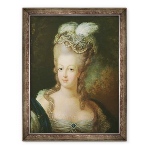 Tablou inramat - Scoala franceza - Portret De Marie-Antoinette de Habsbourg-Lorena 1755-93, 70 x 90 cm