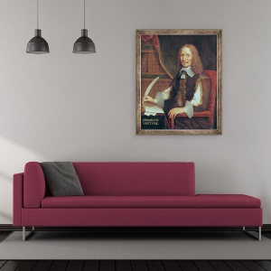 Tablou inramat - Scoala Franceza - Portretul Voiture Vincent 1598-1648, 50 x 60 cm - Img 2