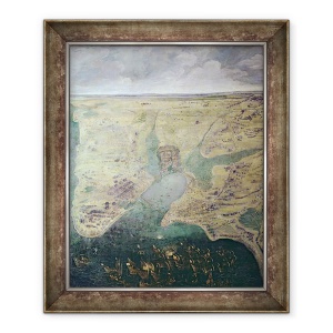 Tablou inramat - Scoala Franceza - Siege of La Rochelle, 50 x 60 cm