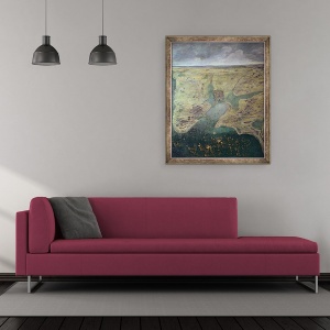 Tablou inramat - Scoala Franceza - Siege of La Rochelle, 50 x 60 cm - Img 2