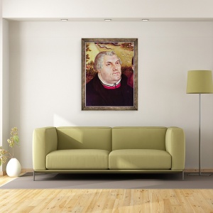 Tablou inramat - Scoala germana - Martin Luther, 70 x 90 cm - Img 2
