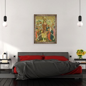 Tablou inramat - Scoala Poloneza - Marea Misiune Apostolica, 70 x 90 cm - Img 3