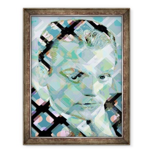 Tablou inramat - Scott J. Davis - James Cagney, 70 x 90 cm
