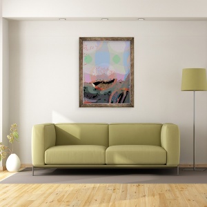 Tablou inramat - Scott J. Davis - Mona 7, 70 x 90 cm - Img 2