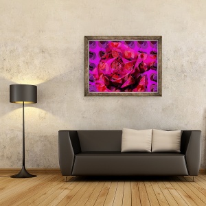 Tablou inramat - Scott J. Davis - Rose, 60 x 80 cm - Img 2