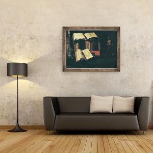 Tablou inramat - Sebastian Stoskopff - Natura moarta, 60 x 80 cm - Img 2