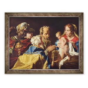 Tablou inramat - Stomer - Adorarea magilor II, 70 x 90 cm