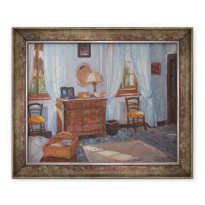 Tablou inramat - Sue Wales - Dormitor francez, 2005, 50 x 60 cm