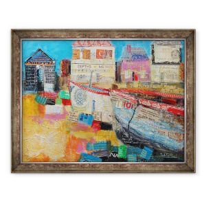 Tablou inramat - Sylvia Paul - Barci de pescuit vechi, 2013, 70 x 90 cm