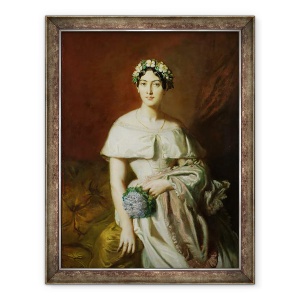 Tablou inramat - Theodore Chasseriau - Mademoiselle Marie-Therese de Cabarrus, 70 x 90 cm