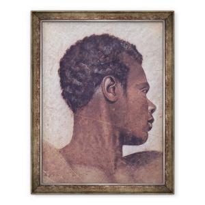Tablou inramat - Theodore Gericault - seful unui negru, 70 x 90 cm