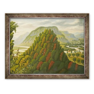 Tablou inramat - Thomas Chambers - Valea Connecticut, 60 x 80 cm