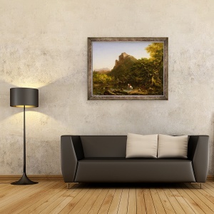 Tablou inramat - Thomas Cole - Muntele Ford, 70 x 90 cm - Img 2