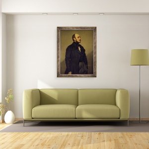 Tablou inramat - Thomas Couture - Leon Ohnet, 70 x 90 cm - Img 2