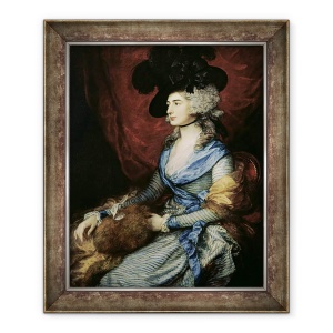 Tablou inramat - Thomas Gainsborough - Doamna Sarah Siddons, actrita 1755-1831, 50 x 60 cm