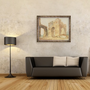 Tablou inramat - Thomas Girtin - Arcul lui Janus, 60 x 80 cm - Img 2