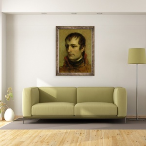 Tablou inramat - Thomas Phillips - Napoleon Bonaparte 1769-1821 Primul consul, 60 x 80 cm - Img 2