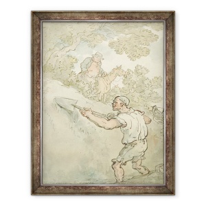 Tablou inramat - Thomas Rowlandson - Hedger si Ditcher, 60 x 80 cm