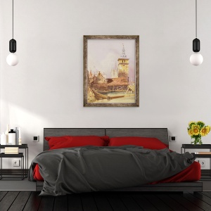 Tablou inramat - Thomas Shotter Boys - Praga, 70 x 90 cm - Img 3