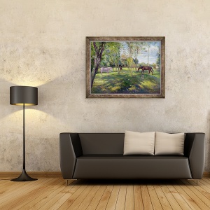 Tablou inramat - Timothy Easton - in Paddock Prectoriu, 60 x 80 cm - Img 2