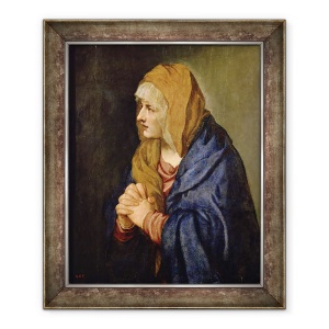 Tablou inramat - Titian - Fecioara Durerilor, 50 x 60 cm