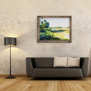 Tablou inramat - Tony Fandino - Camp de grau I, 70 x 90 cm - Img 2
