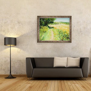 Tablou inramat - Tony Fandino - Wrau Field langa Otford, 60 x 80 cm - Img 2