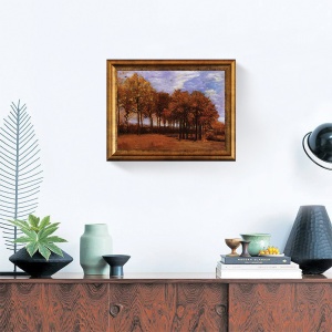 Tablou inramat Van Gogh cu peisaj de toamnă