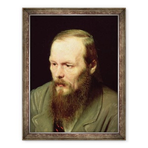 Tablou inramat - Vasili Grigorevich Perov - Portretul lui Fiodor Dostoievski 1821-81 1872 ulei pe panza, 70 x 90 cm