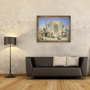 Tablou inramat - Vasili Vasilievich Vereshchagin - Ele sunt Triumfitoare, 60 x 80 cm - Img 2