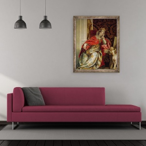 Tablou inramat - Veronese - Portret De Sfanta Elena, 50 x 60 cm - Img 2