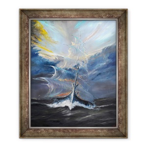 Tablou inramat - Vincent Alexander Booth - Creatorii de furtuni Beaufort Marea, 2019, 50 x 60 cm