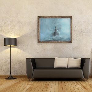Tablou inramat - Vincent Alexander Booth - Mary Celeste decembrie 1872, 2016, 60 x 80 cm - Img 2