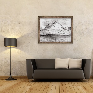 Tablou inramat - Vincent Alexander Booth - Paps of Jura, 2005, 70 x 90 cm - Img 2