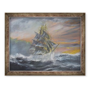 Tablou inramat - Vincent Alexander Booth - Terra Nova in Gale feroce in zori 2 decembrie 1910, 2007, 70 x 90 cm