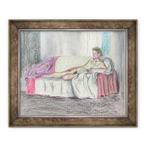 Tablou inramat - Vincent Alexander Booth - Vizionarea filmului tarziu, 1997, 50 x 60 cm