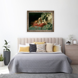 Tablou inramat - Vincent de Vos - Regele Carol Spaniolii, 70 x 90 cm - Img 3