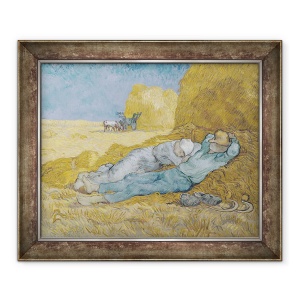 Tablou inramat - Vincent van Gogh - Amiaza, sau Siesta, dupa Millet, 70 x 85 cm