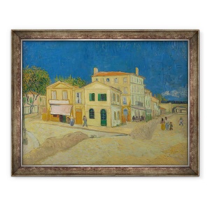 Tablou inramat - Vincent van Gogh - Casa Galbena, 70 x 90 cm
