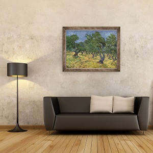 Tablou inramat - Vincent van Gogh - Livada de maslini mijlocul lunii iunie, 60 x 80 cm - Img 2